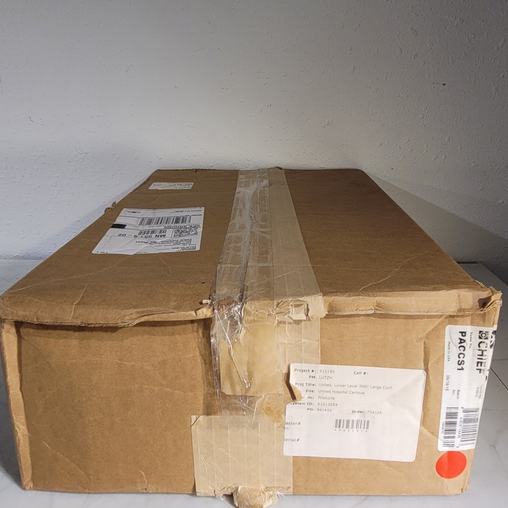 Chief PACCS1 Large Accessory Shelf Black