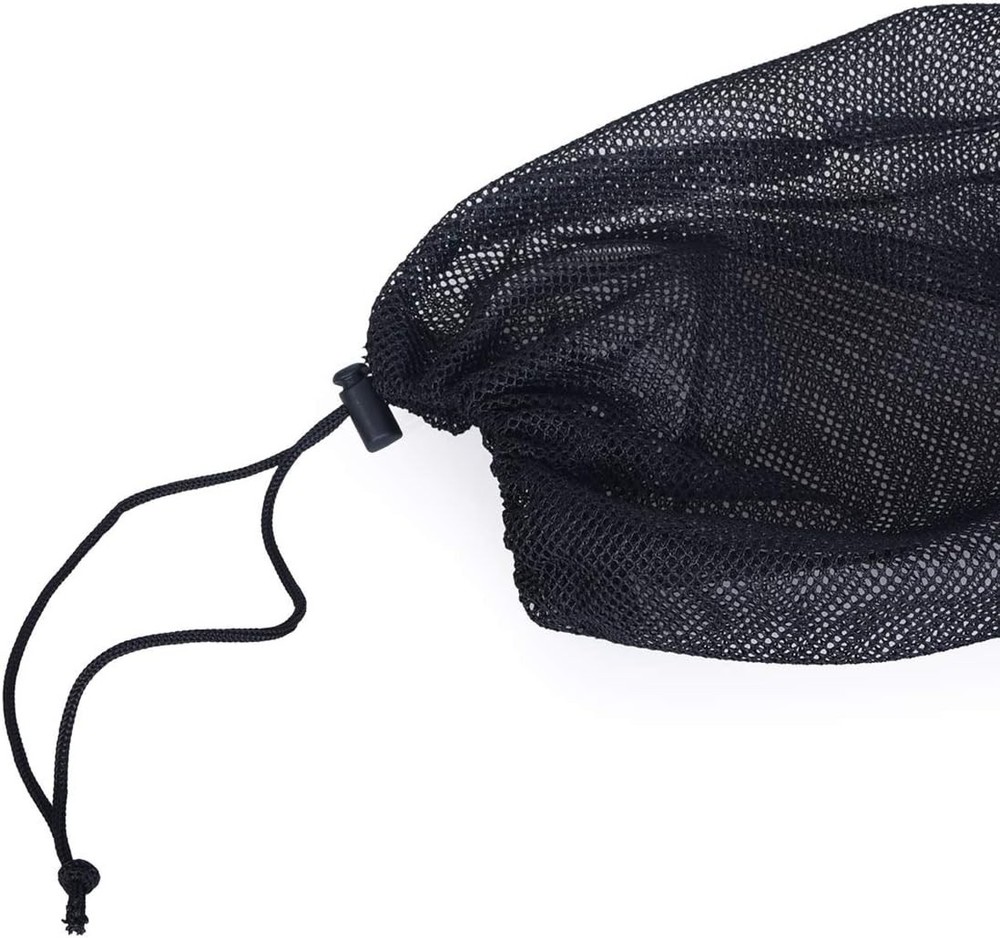 Durable 5-Piece Nylon Mesh Stuff Sack Set with Locking Drawstring for Travel