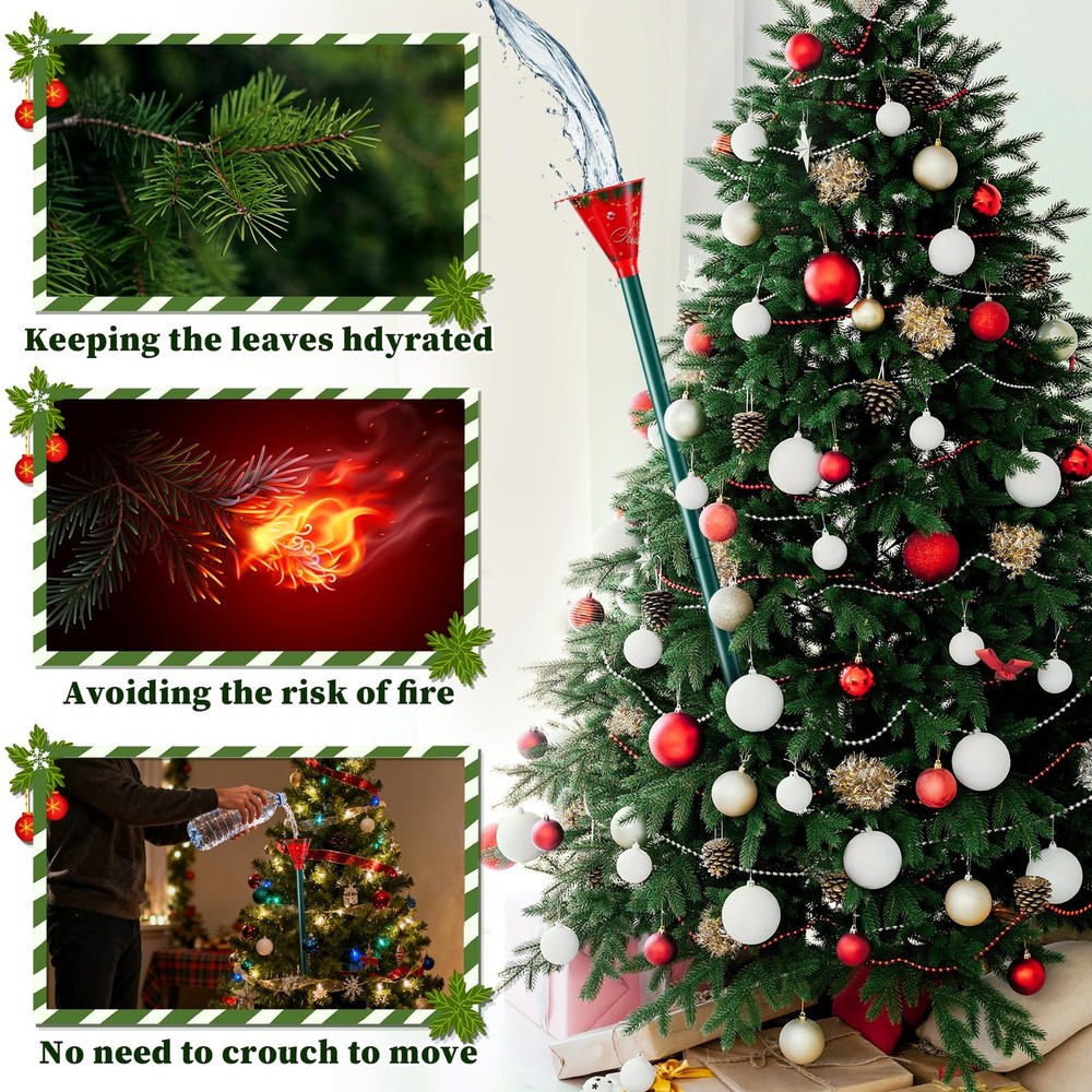 39.3 Inch Christmas Tree Watering Funnel,Christmas Tree Watering System Devic...