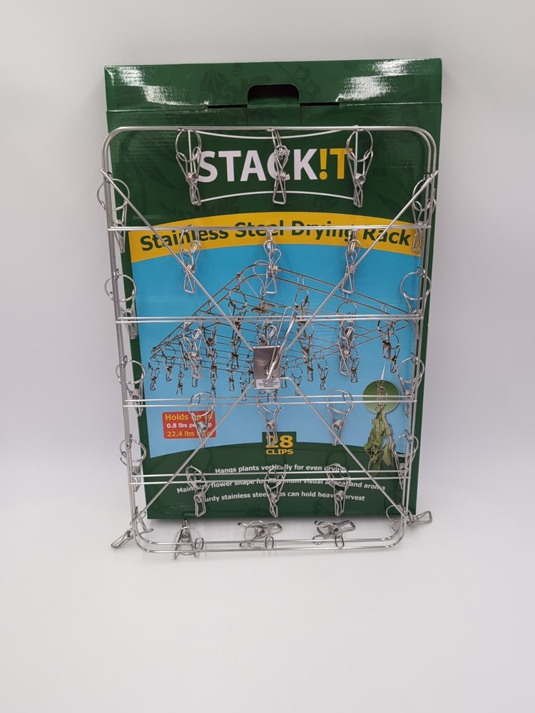 STACK!T 28 Clip Stainless Steel Drying Rack