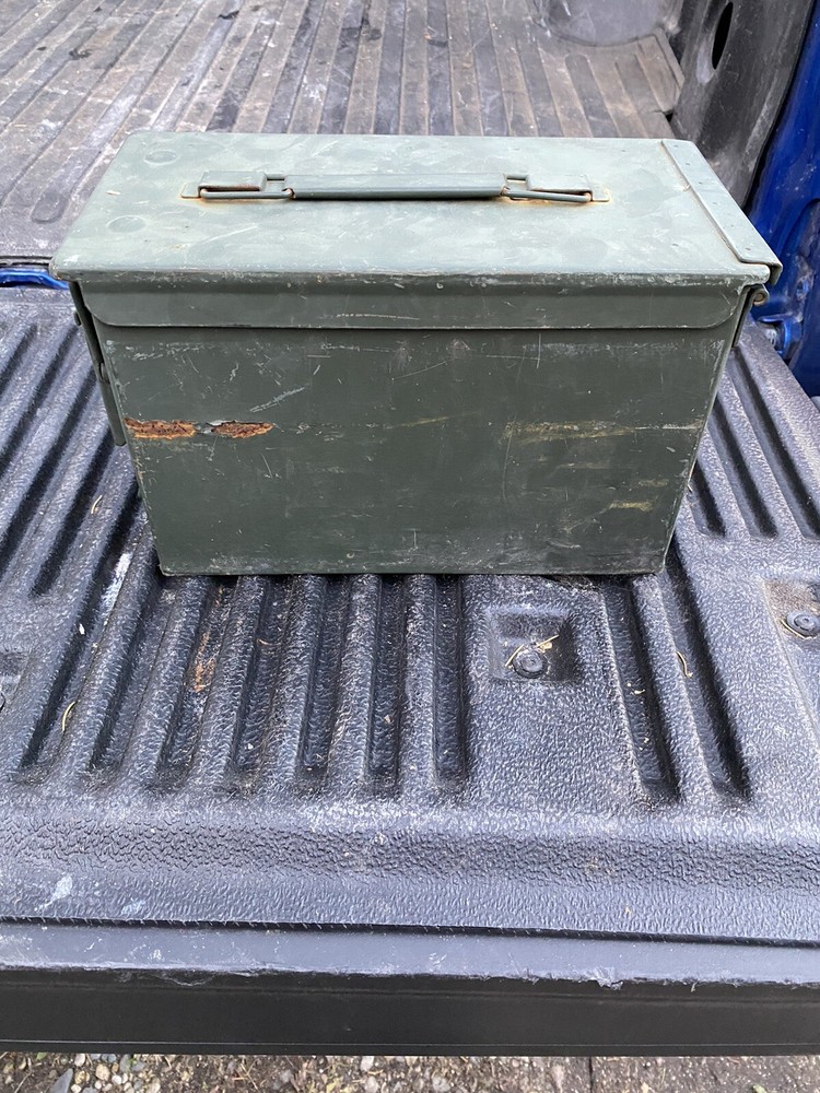 Military Style Ammo Can 50-cal M2A1 Ammo Box (empty)
