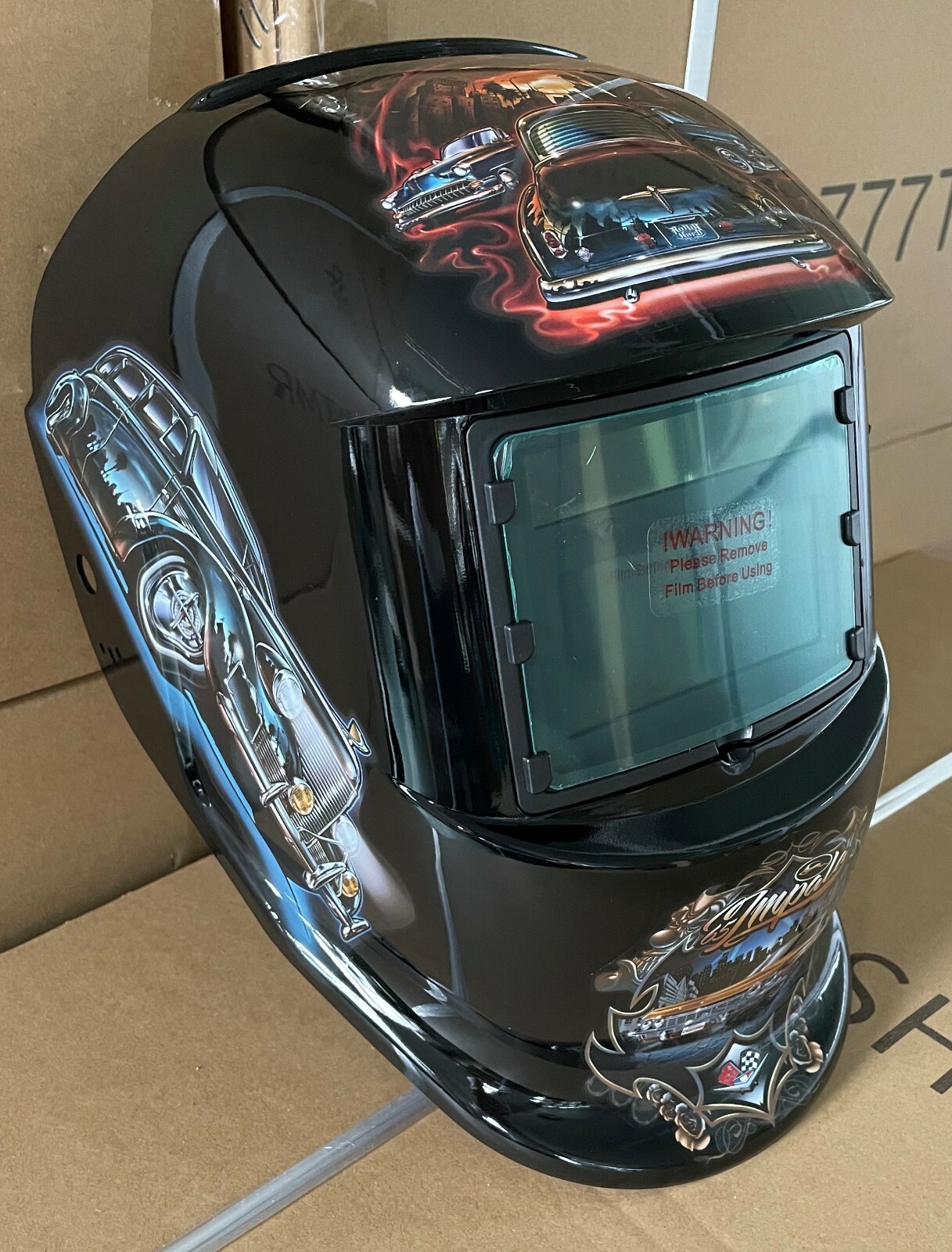 True color Auto Darkening Welding Helmet ArcTig Mig Mask Grinding Welder Hood