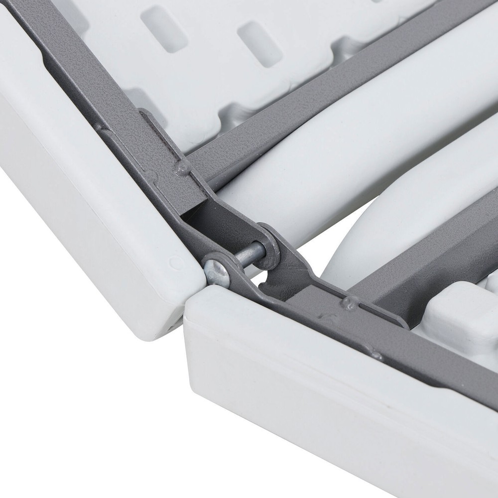 2PCS 8FT Folable Camping Table w/Handle Lock Dining Table Picnic Camping Table