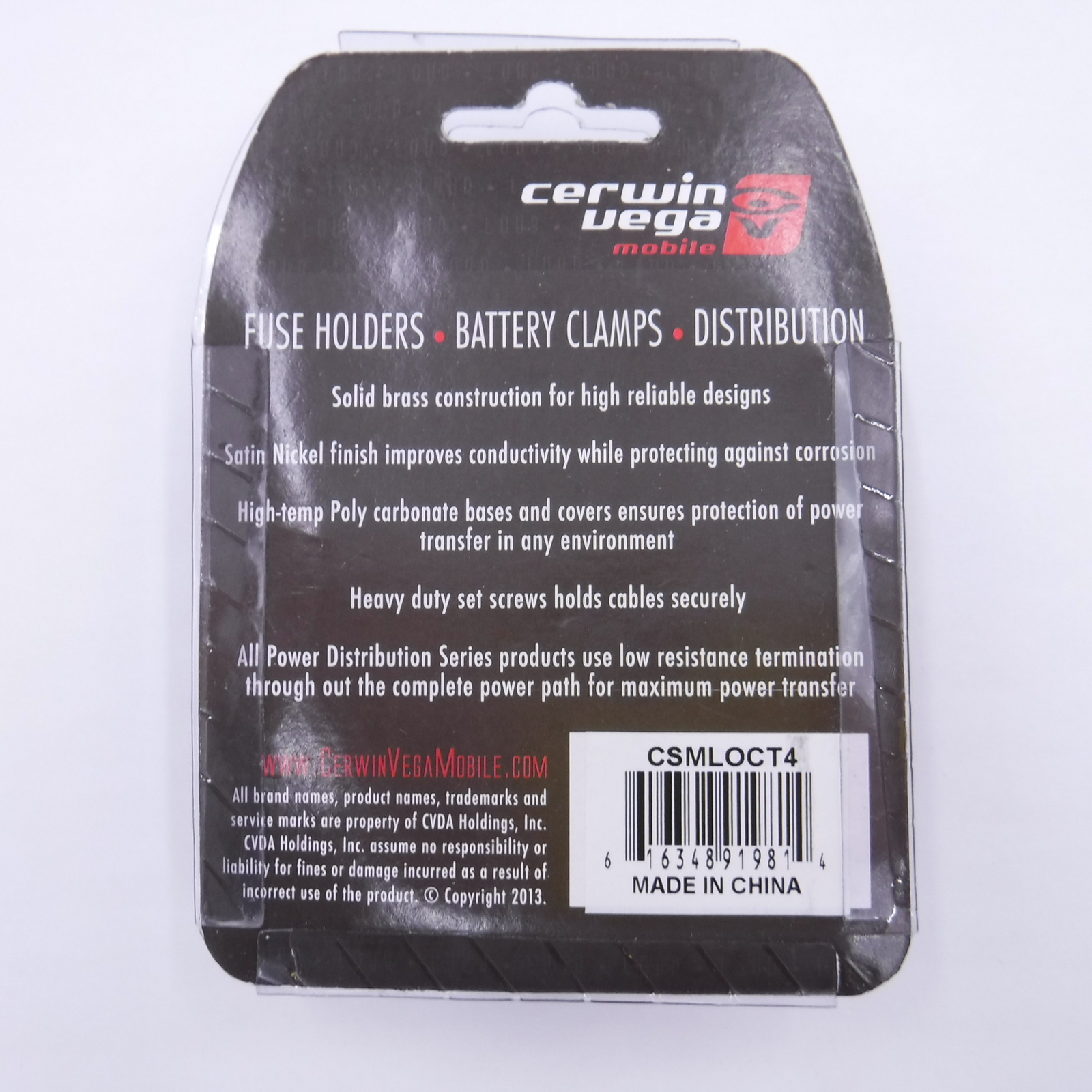 Cerwin-Vega CSMLOCT4 Stroker Series 4-Channel Mini Line-Out Converter Trigger