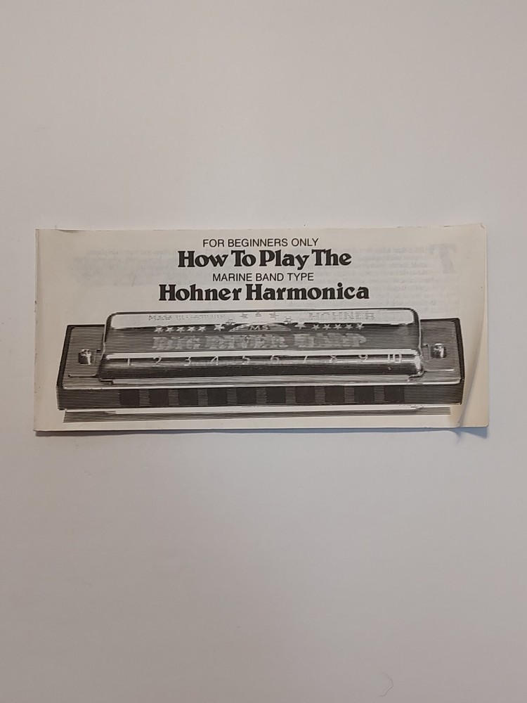 Vintage Hohner Big River Harp Harmonica Made In Germany