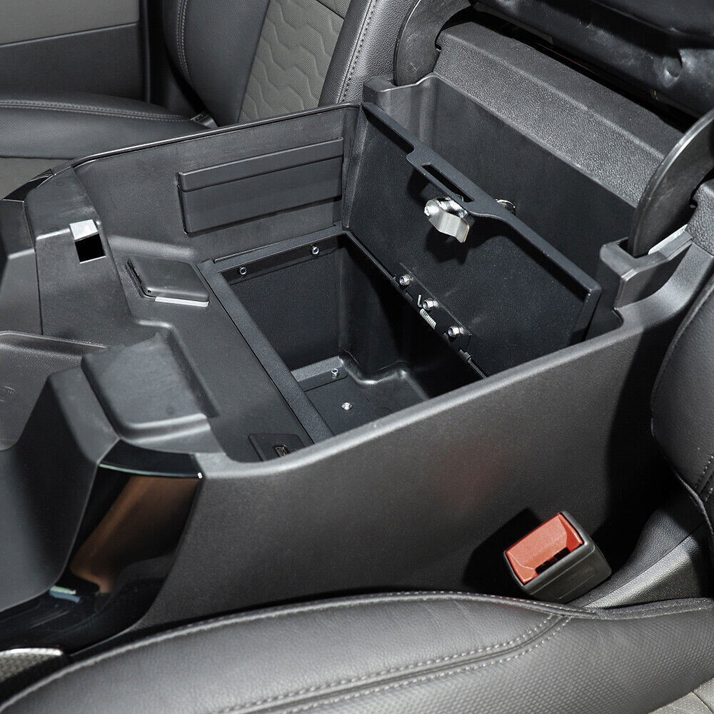 Center Console Vault Safe Box Key Lock Fit For Chevy Silverado GMC Sierra 2022+