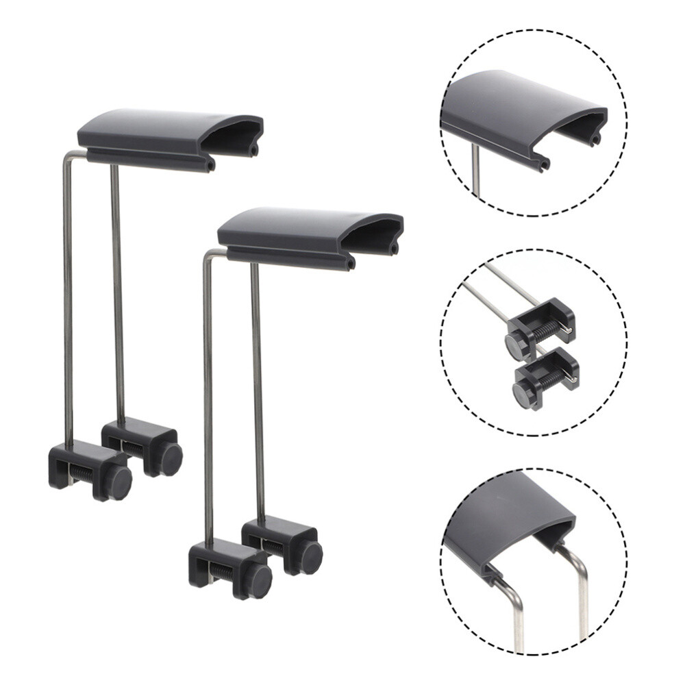 2PCS Aquarium Light Stand Aquarium Light Riser LED Adjustable Tank Mount Bracket