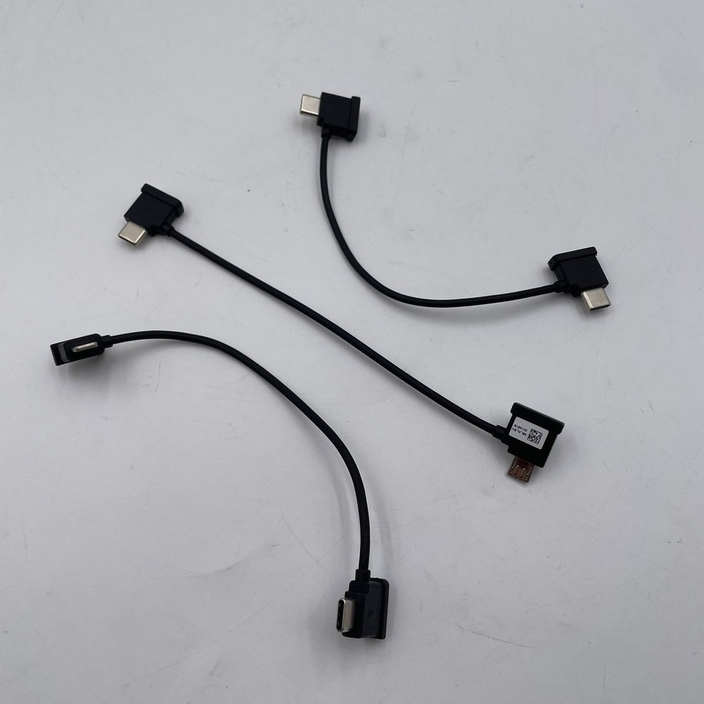 Genuine DJI RC Remote Cables Kit (Lighting, Micro USB, USB Type-C)