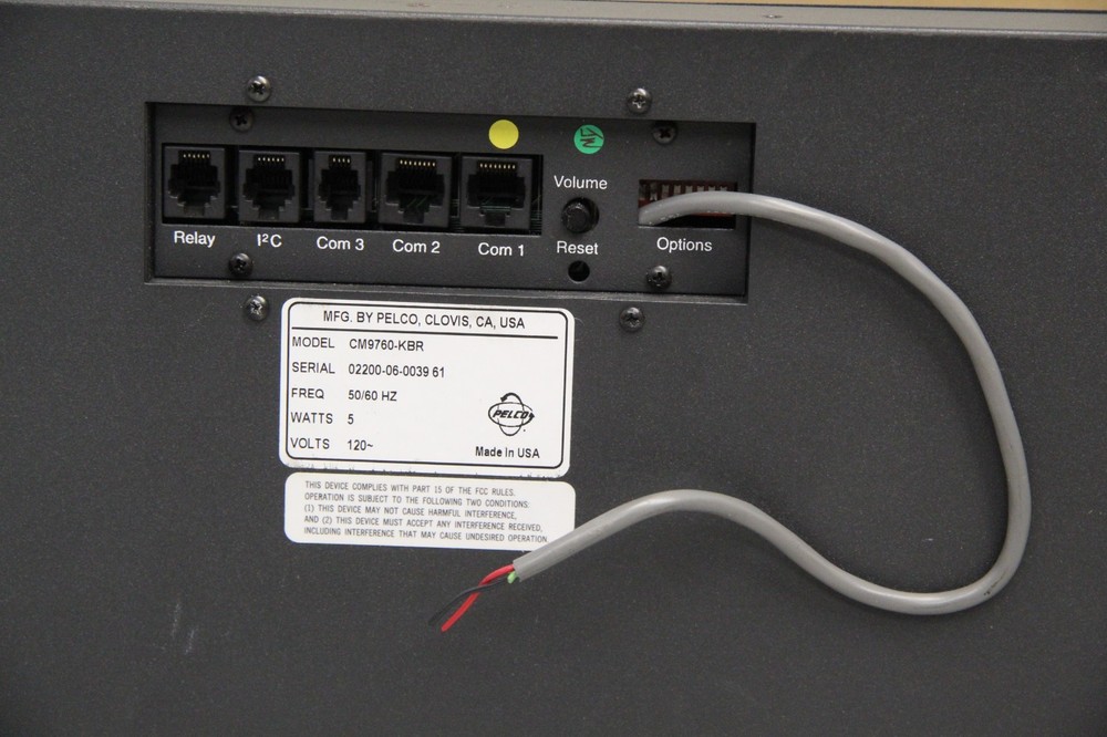 Pelco CM9760-KBR Full Function Variable Speed PTZ Keyboard