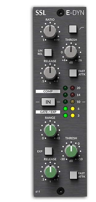 Solid State Logic SSL 611DYN 500 Series Dynamic Module E-Series Dynamics Module