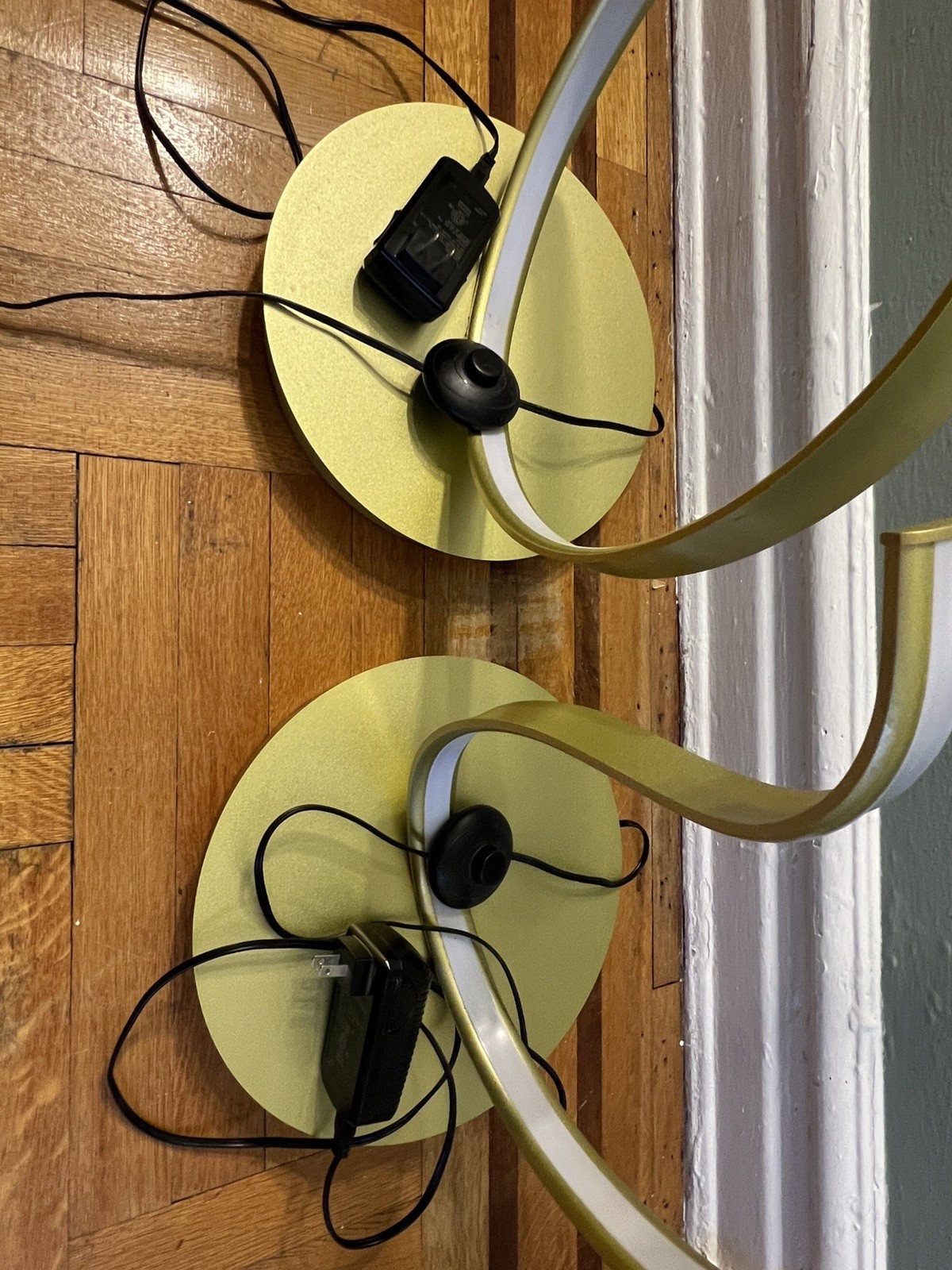 Possini Euro Avante 56 1/2" Modern Ribbon LED Floor Lamp with remote control