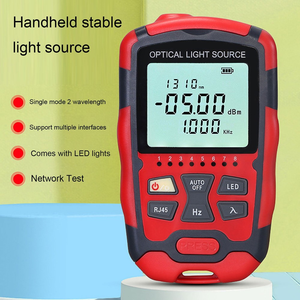 Fiber Optic Stable Light Source Single Mode 1310 1550nm Optical Light Source