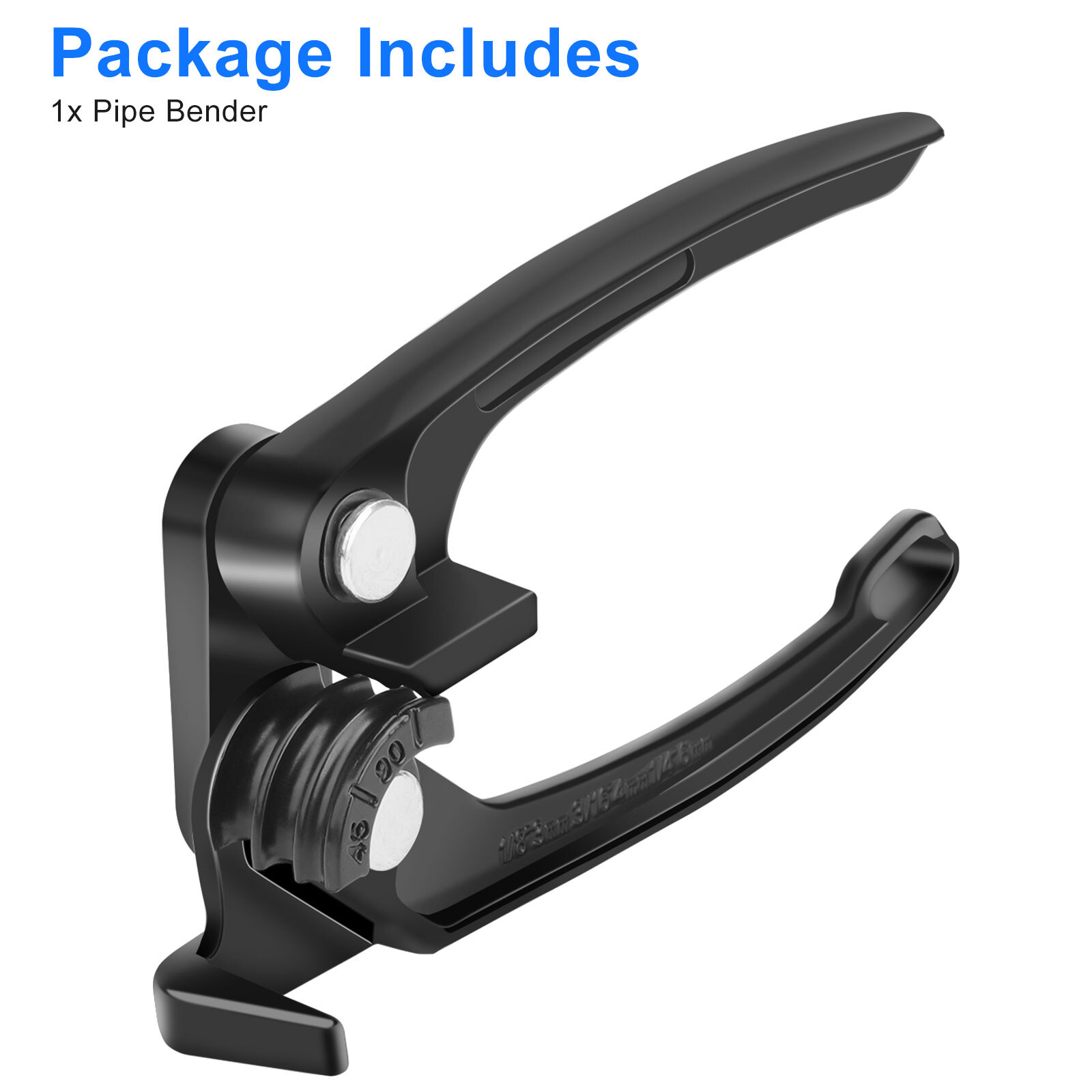 1/8 3/16 1/4" Tube Bender Tubing Fuel Brake AC Refrigerant Line Bending Tool