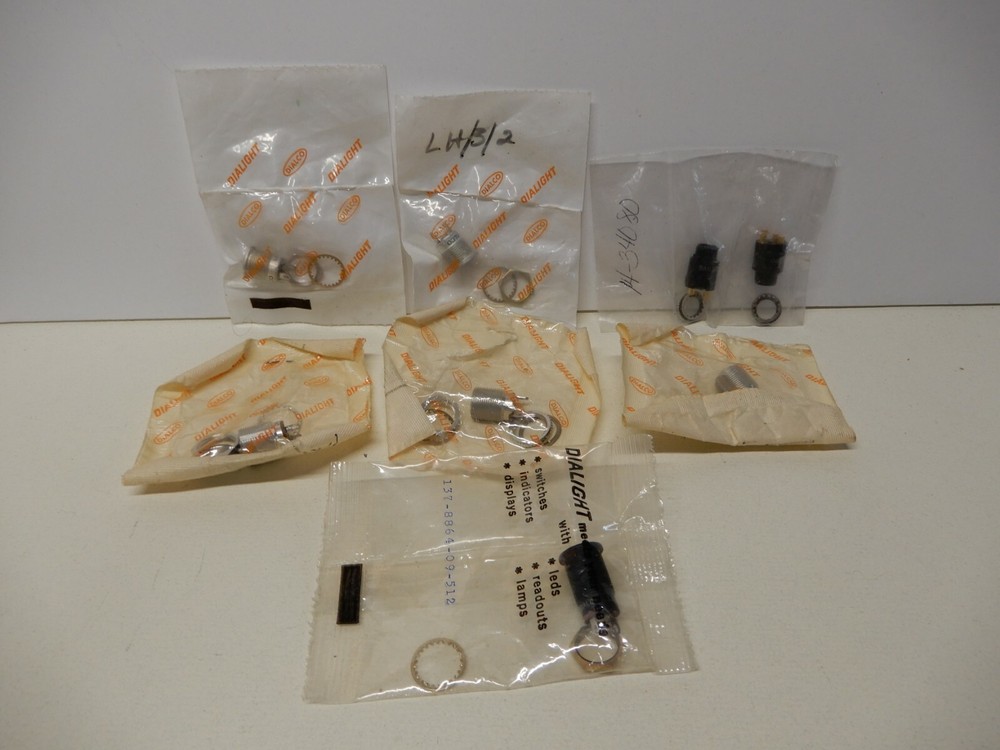 Dialight Panel Mount Indicator Sockets Several Types 183-9830-14-604
