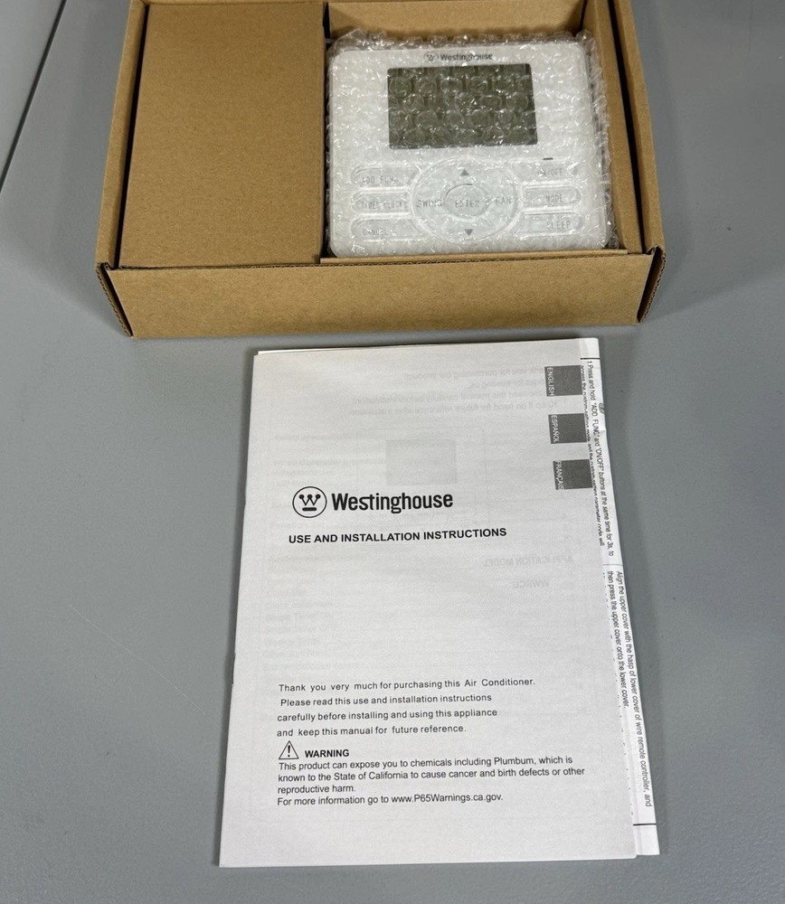 Westinghouse WWRCU Wired Remote Controller For 23 SEER Single & Multi-Zone