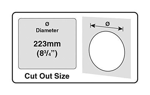 Cat Mate 4-Way Locking Glass Fitting Cat Flap - White