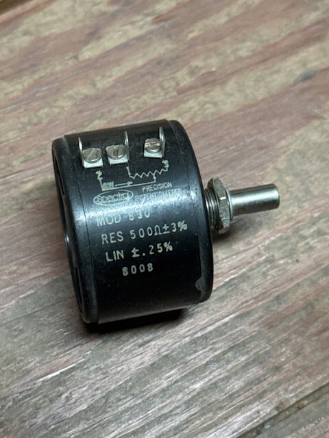 830-1-1-500 SPECTROL POTENTIOMETER