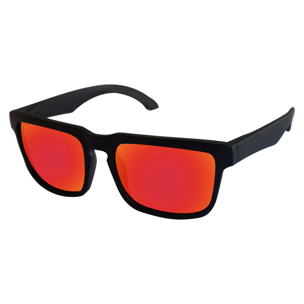 Fire Red Mirror Polarized Replacement Lenses For-Spy Optic Helm Sunglasses
