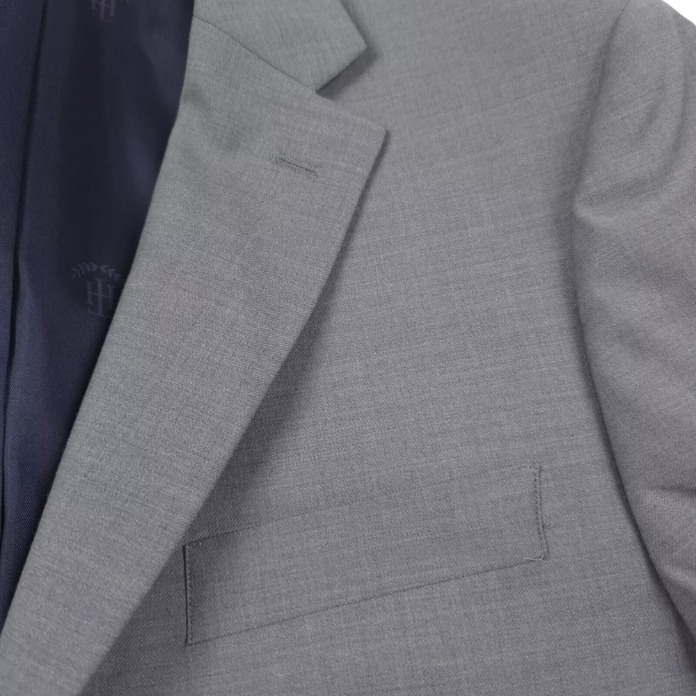 Tommy Hilfiger Men's Solid Pearl Grey Suit Jacket NWT