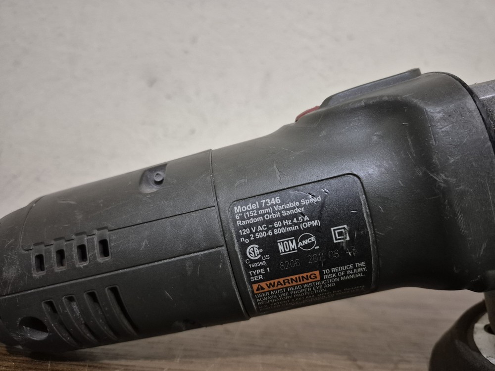 Porter Cable 7336 6" Variable Speed Random Orbit Sander