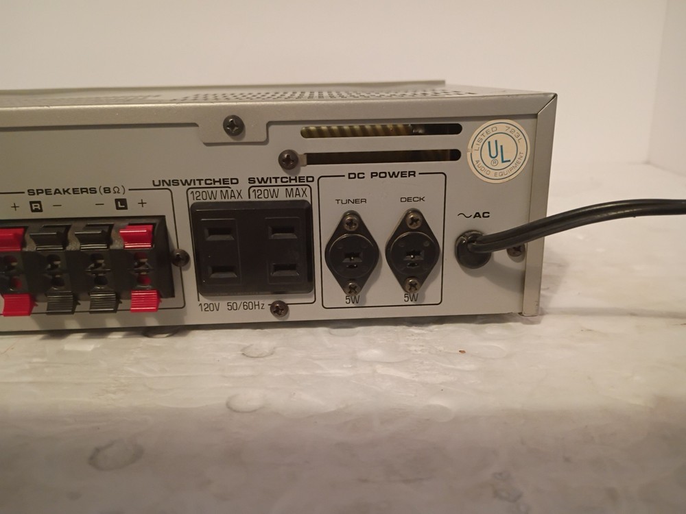 Fisher Studio Standard CA-100 Integrated Stereo Power Amplifier Tested Working