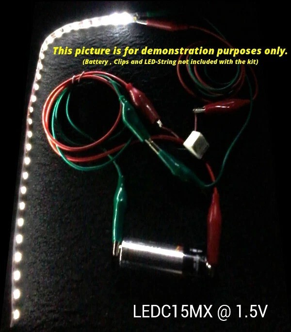 Wide input, DC-DC miniature LED Driver Kit for hobbyists