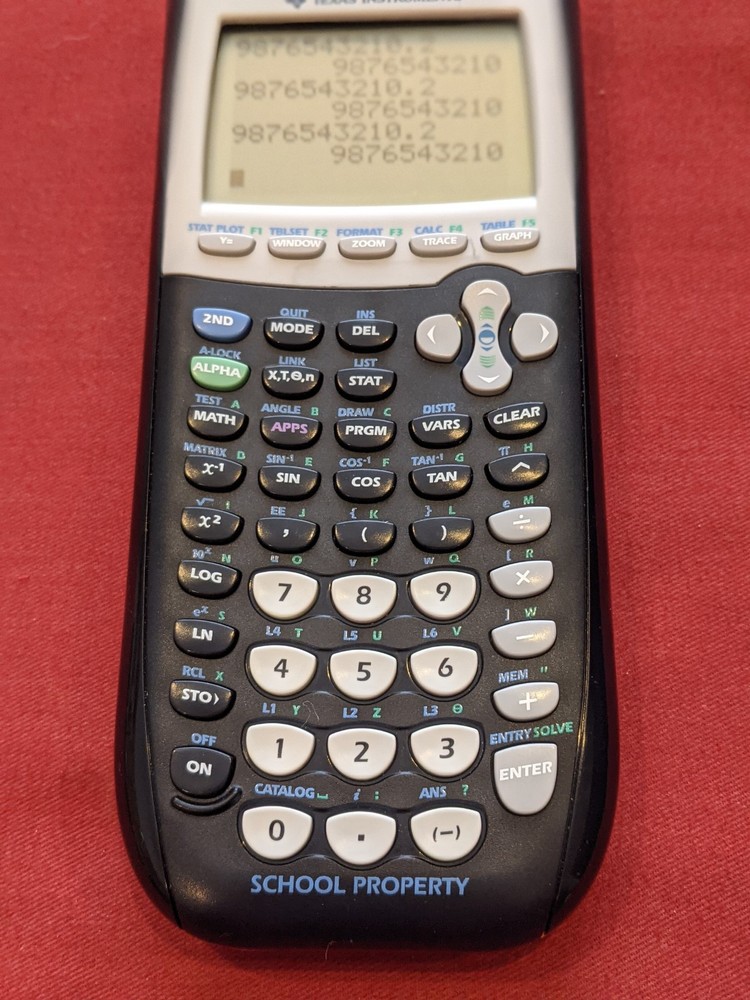 TI 84 Graphing Calculator Texas Instruments Ti-84 Plus Yellow Clear Screen