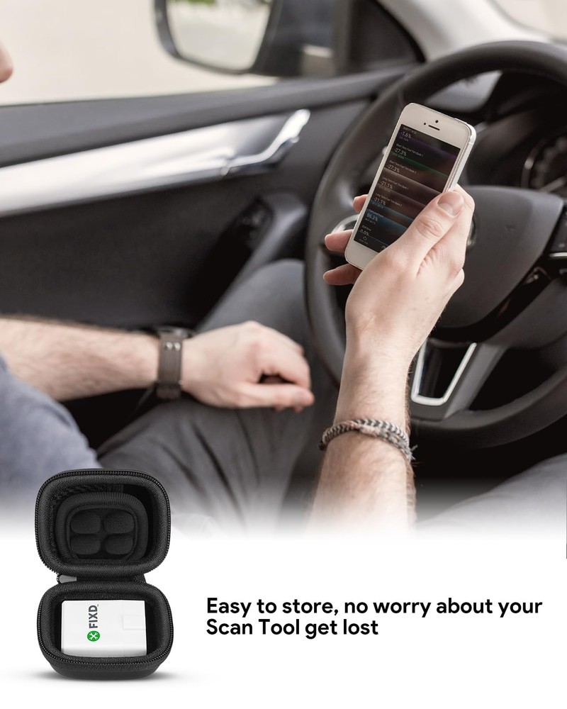 Case for FIXD Car Diagnostic Tool, Bluetooth OBD2 Scanner Diagnostic Tool Mini C