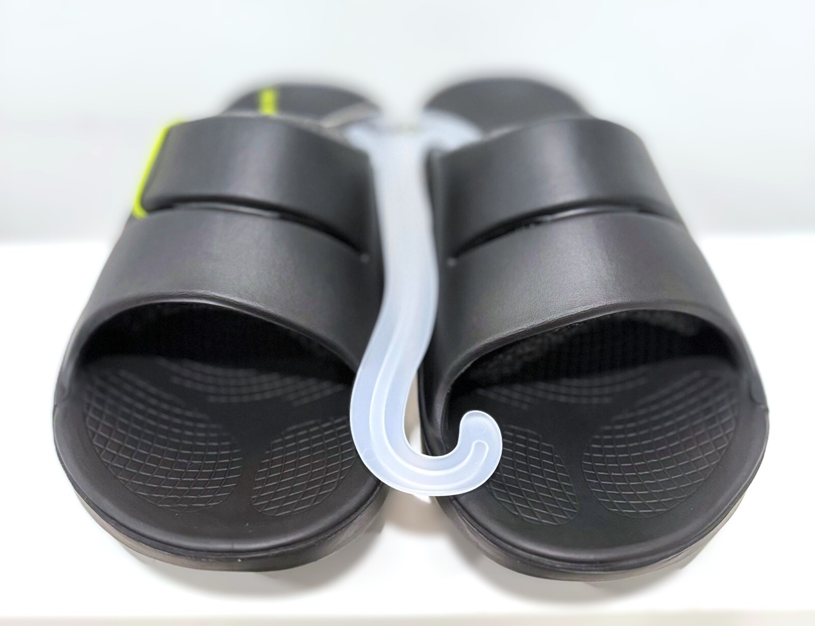 OOFOS OOAHH Sandal Slide Recovery Footware Unisex #1100 - Black - Choose Size