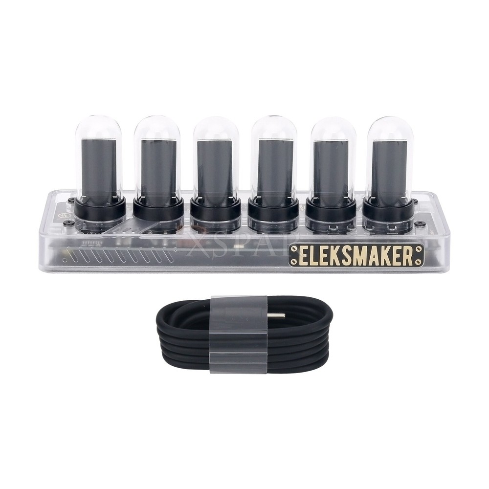 Eleksmaker Elekstube IPS PR2 RGB Nixie Tube Clock w/WiFi Bluetooth Function US