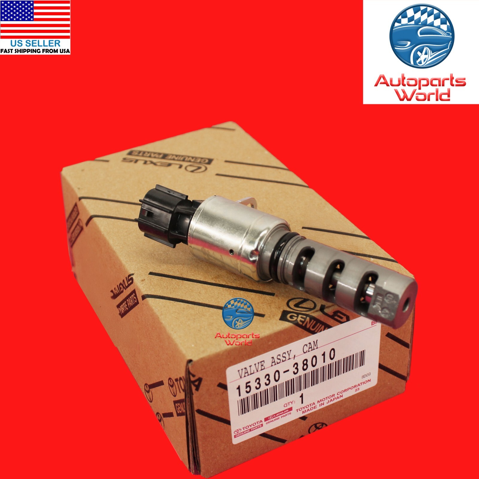 GENUINE TOYOTA 4RUNNER SEQUOIA LEXUS CAM TIMING OIL CONTROL VALVE 15330-38010