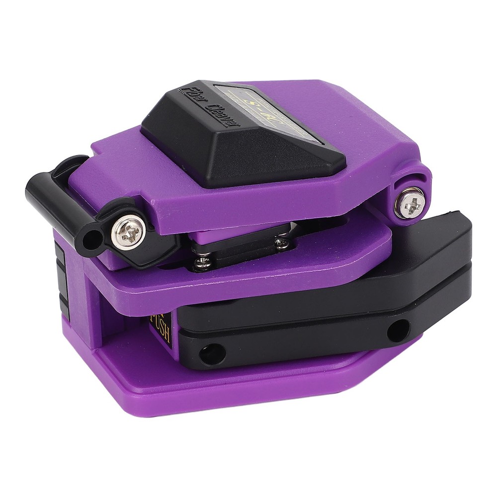 Fiber Optic Cleaver High Accuracy Optical Cable Cutter Tool Purple