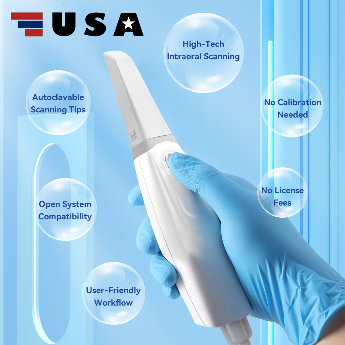 Escáner dental intraoral digital