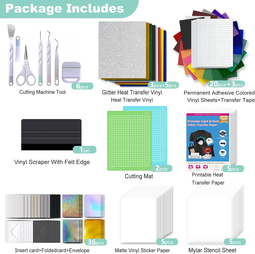 Cutaswish The Essential Bundle for DIY Craft Projects – The All-in-One Bundle fo