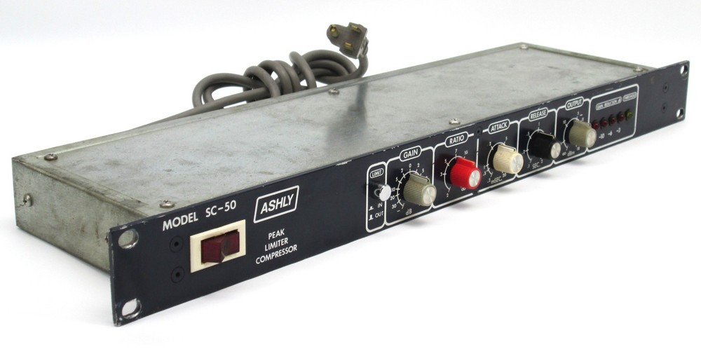 Vintage Ashly Model SC-50 - Blue Face Version - Peak Limiter Compressor
