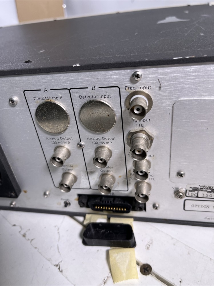 AS-IS, UNTESTED, POWER ON /WAVETEK 8502A PEAK POWER METER