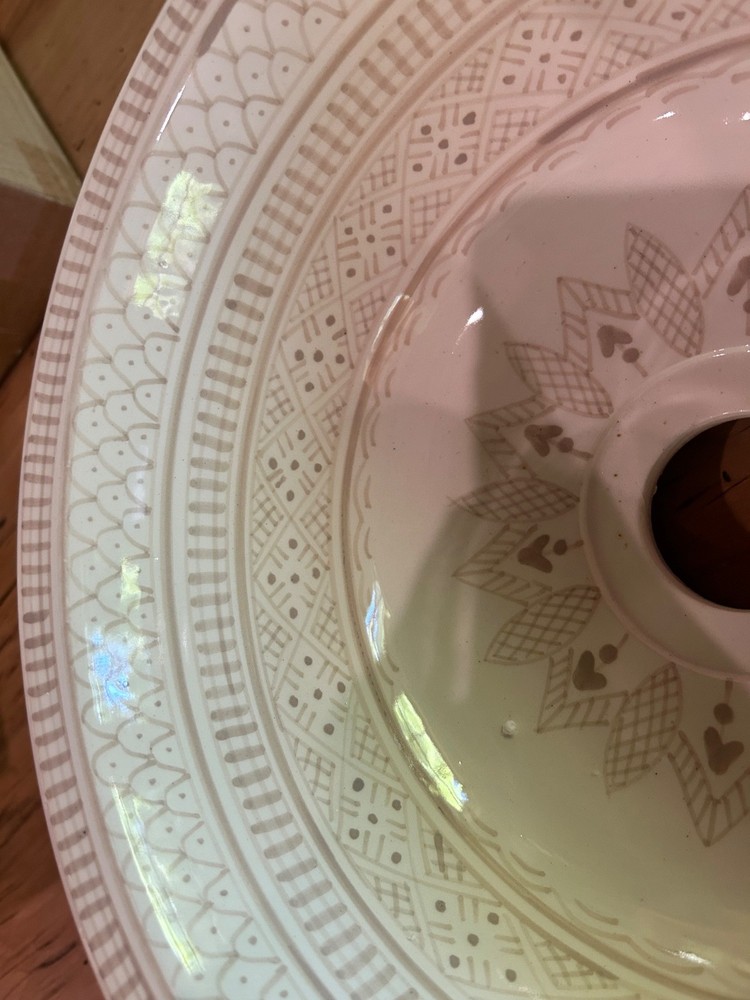 Moroccan hand painted sink