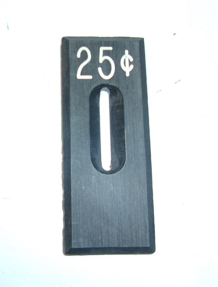 25 Cent Bezel Plastic Insert