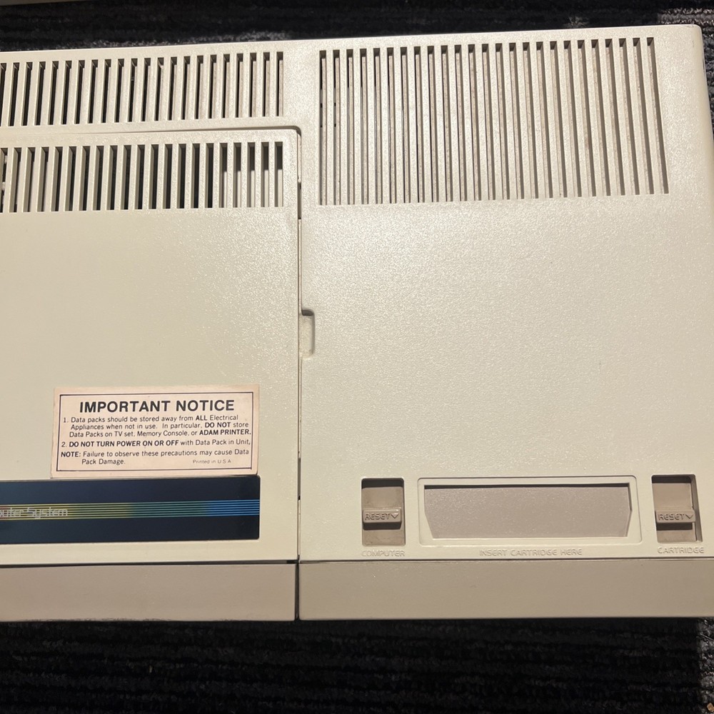 Adam Colecovision Family Computer Memory Console Untested TAKING OFFERS