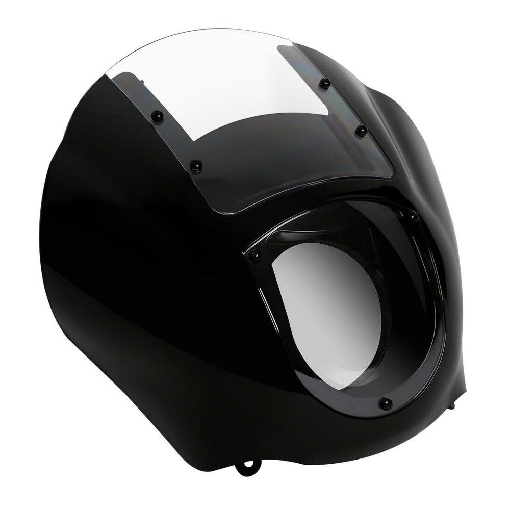 Black Quarter Fairing Clear Windshield Kit
