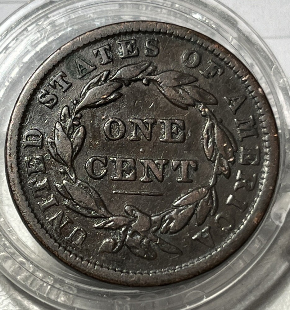 1838 Coronet Head Large Cent