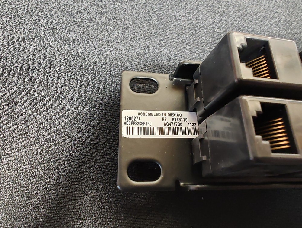ADC ADCPP32KSRJRJ CAT5e 32-Port Patch Panel (1206274)