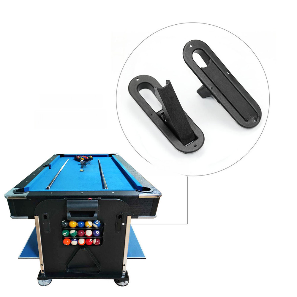 Billiard Game Rotating Table Snap for Pool Table 2pcs 17.7x5.2cm Plastic
