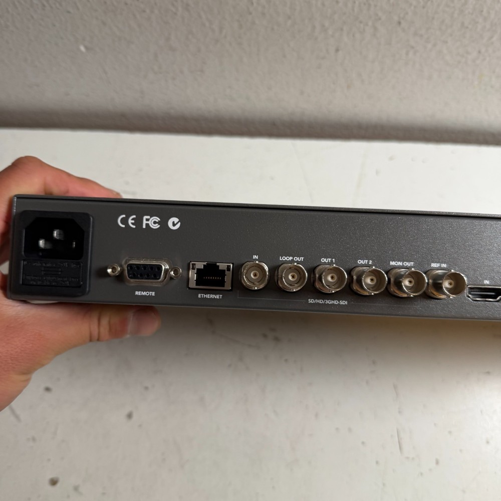 Blackmagic Design HyperDeck Studio 2 Gray Compact Professional Broadcast Deck