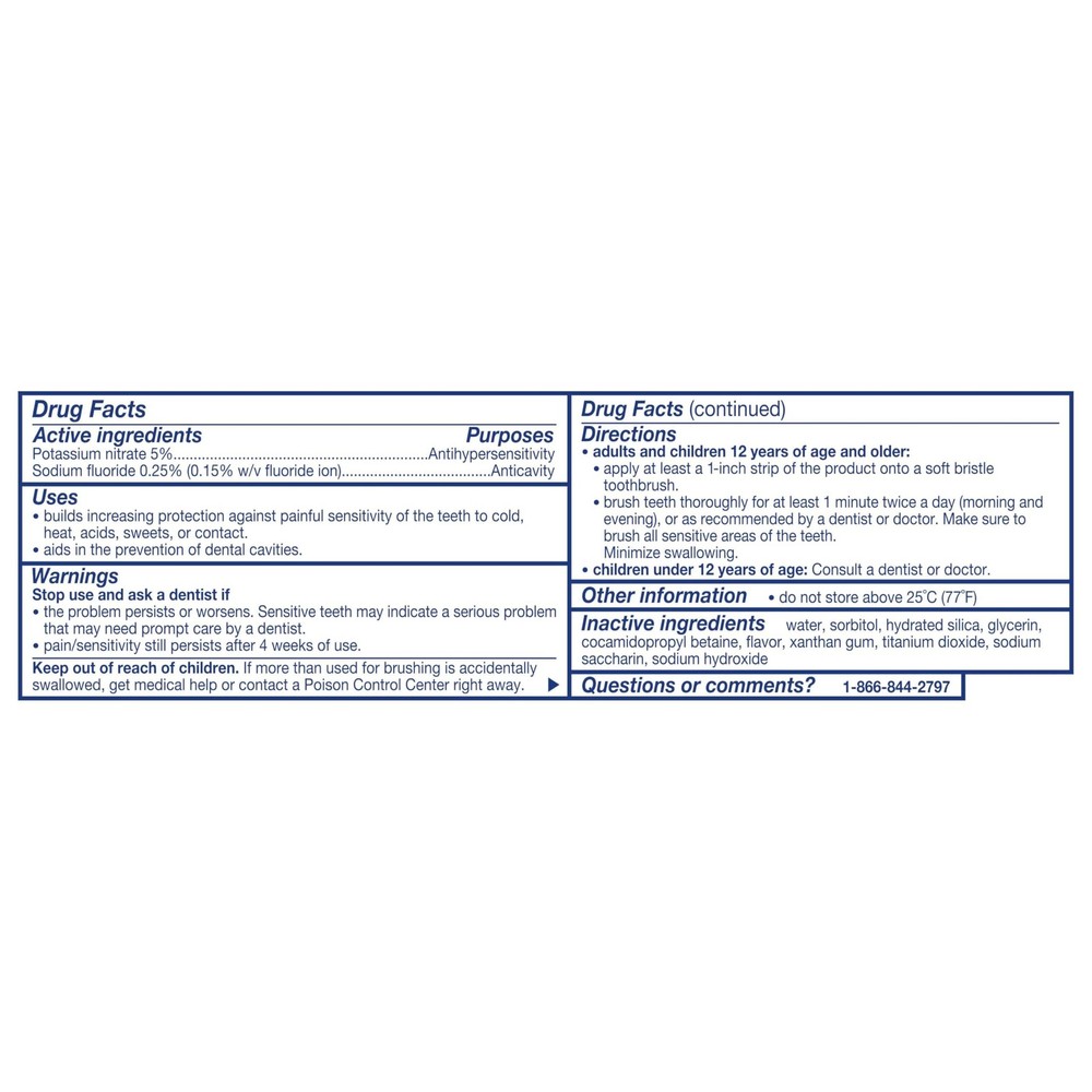 Sensodyne Cavity + Sensitivity Toothpaste, Fluoride Toothpaste for Sensitive...