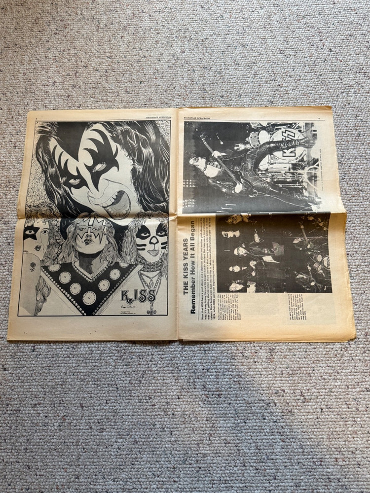 1977 Rock Scene Backstage SCRAPBOOK # 1