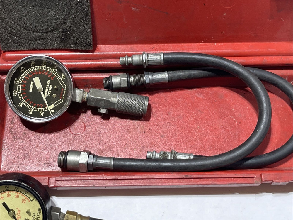 Vintage MAC TOOLS Compression Tester CT3015B with case plus EXTRAS- SEE DETAILS!