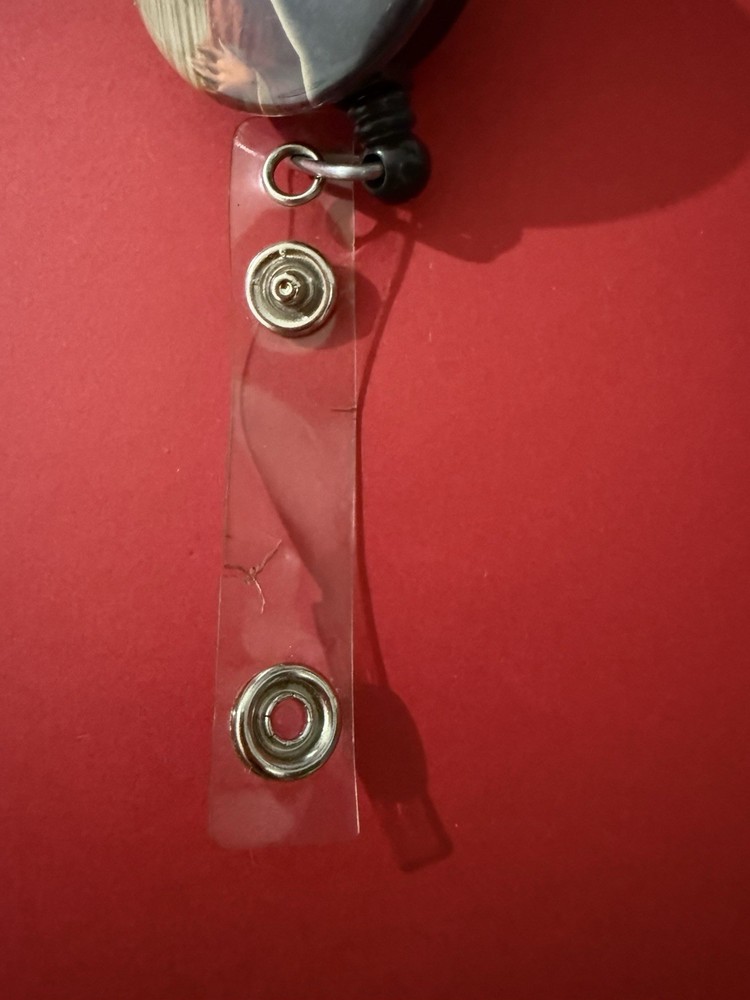 Retractable Badge Holder Clip with Adjustable Strap