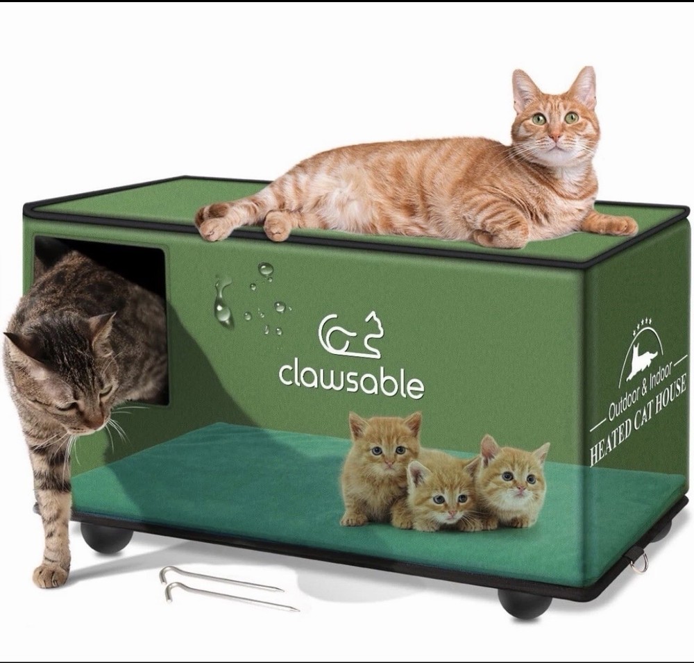 Clawsable Cat House Not Heated