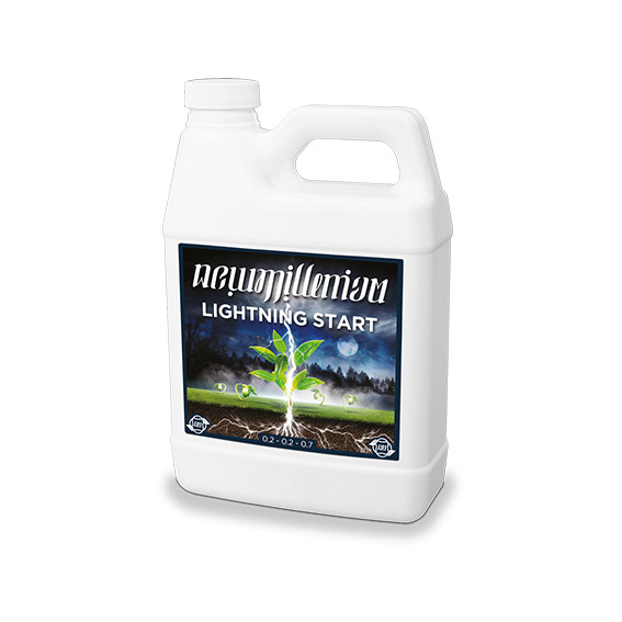 New Millenium Lightning Start 1 Quart Root Stimulant Veg Hydroponics Enhancer